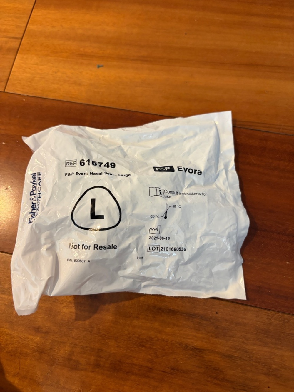 F&P Fisher Paykel Evora Nasal Seal size Large new in package